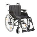 Dietz Leichtgewicht Rollstuhl Tomtar MR- LG Grau Metallic mit Begleitbremsen