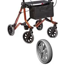 [RL00007] Dietz Taima M Rad, vorne/hinten, 8“, PU, Bereifung dunkelgrau, 8 Speichen