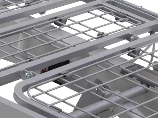 [BE00065] Malsch Spitalbett Impulse KL4 Komfortliegefläche mit 50 Federelementen nur in Verbindung mit Metallgitterauflage 