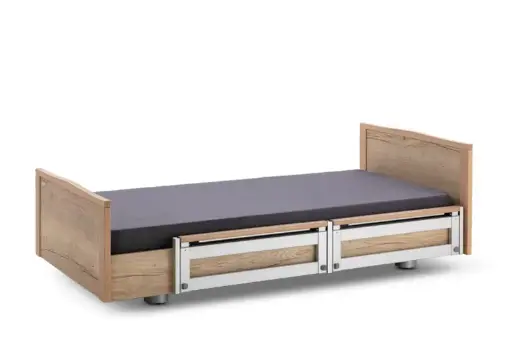 [BE00193] Malsch IMPULSE 400 XL Pflegebett 120 × 200 cm – Premium-Pflegebett mit 300 kg Arbeitslast
