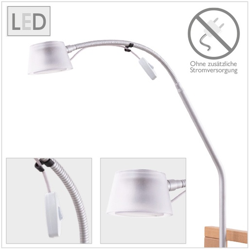 [BE00012] Malsch BETTLAMPE CURA LE